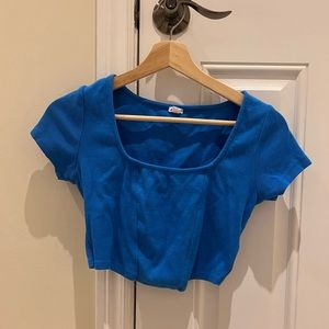 Blue garage t-shirt